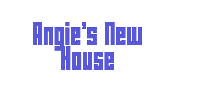 Angie’s New House Font Download