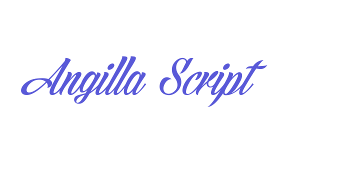 Angilla Script Font Download