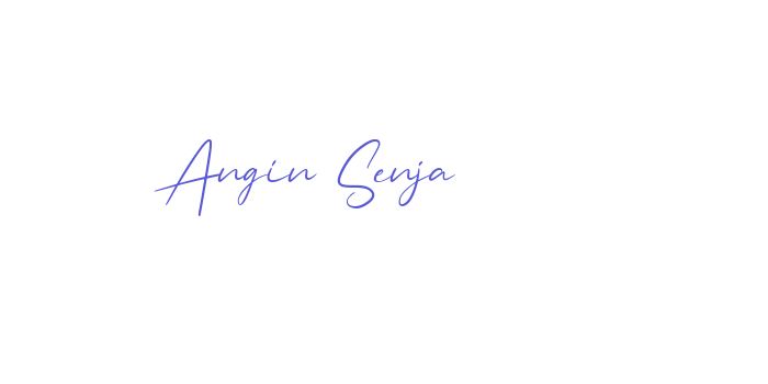 Angin Senja Font Download