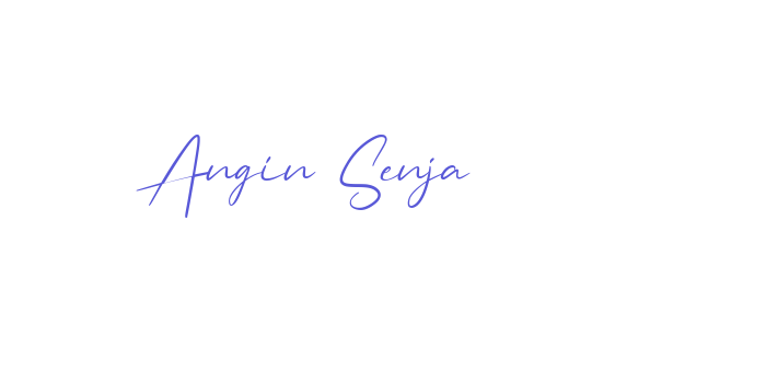 Angin Senja Font