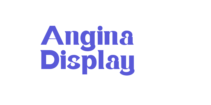 Angina Display Font Download