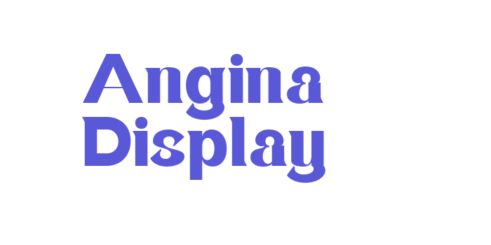 Angina Display Font