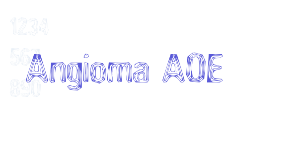 Angioma AOE font