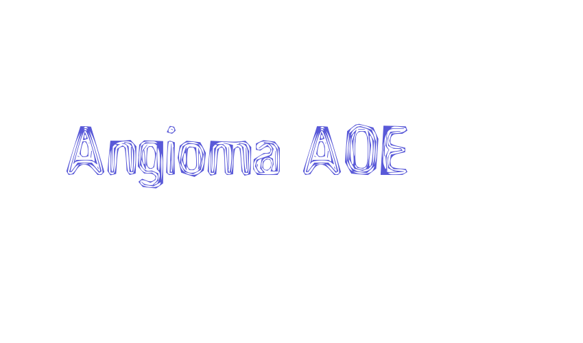 Angioma AOE Font