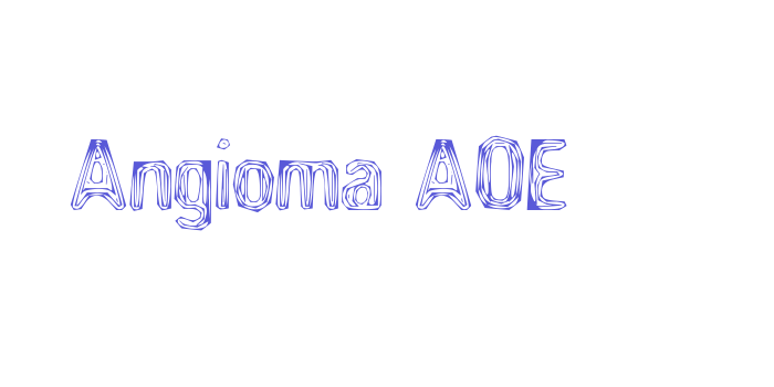 Angioma AOE Font Download