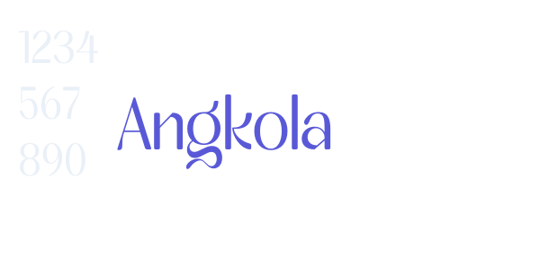 Angkola font free