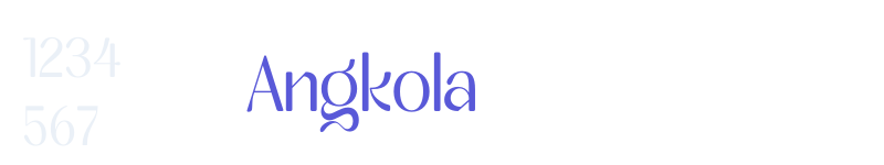 Angkola-related font