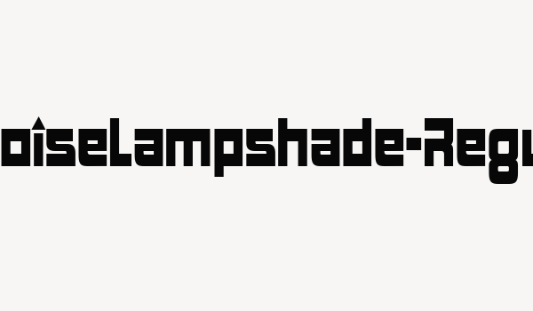 AnglepoiseLampshade-Regular Font