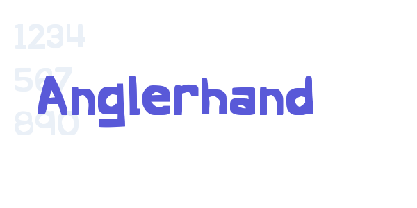 Anglerhand font