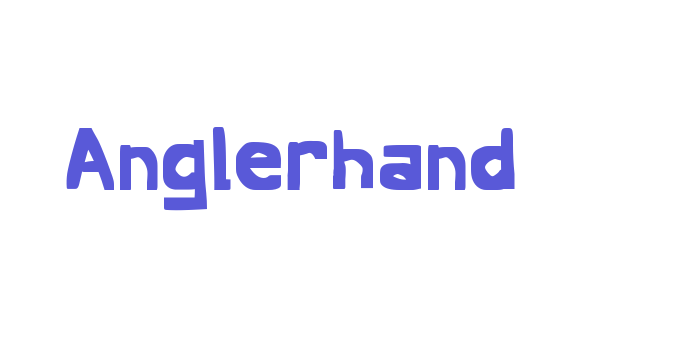 Anglerhand Font Download