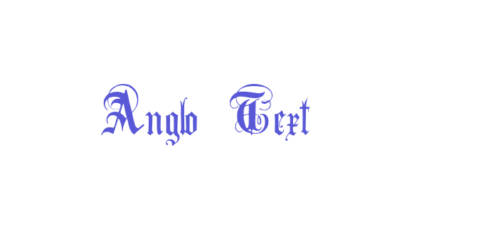 Anglo Text Font Download