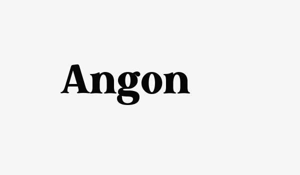 Angon Font