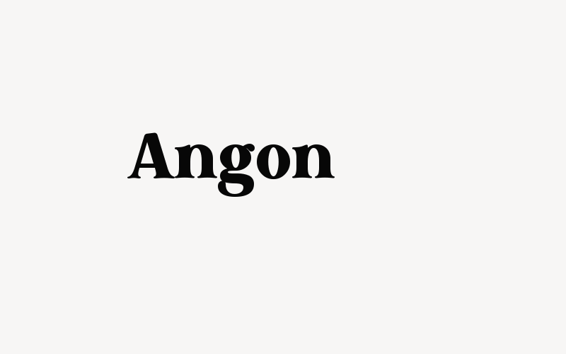 Angon Font