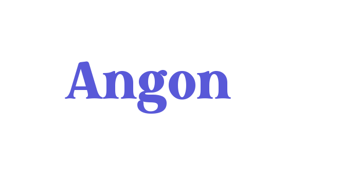 Angon Font