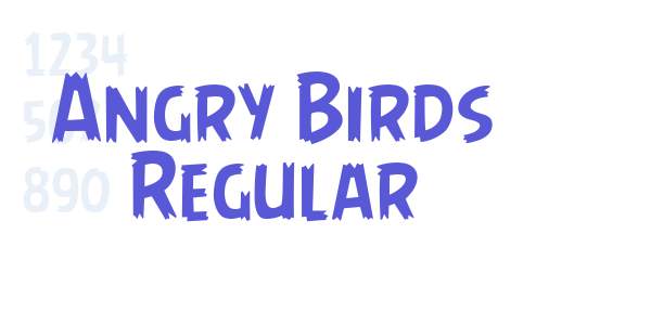 Angry Birds Regular font