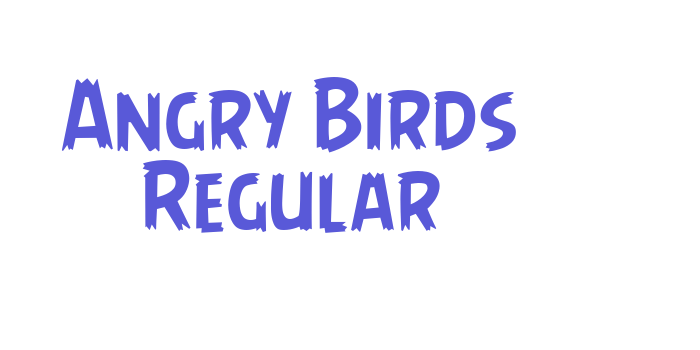 Angry Birds Regular Font Download