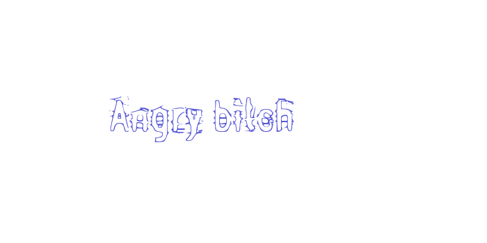 Angry bitch Font Download