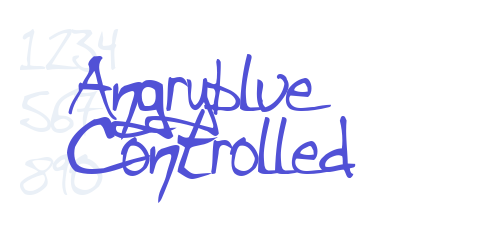 Angryblue  Controlled-font-download