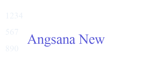 Angsana New font free