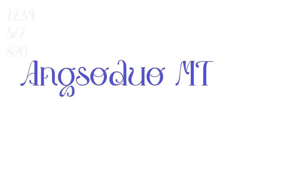 Angsoduo MT-font-download