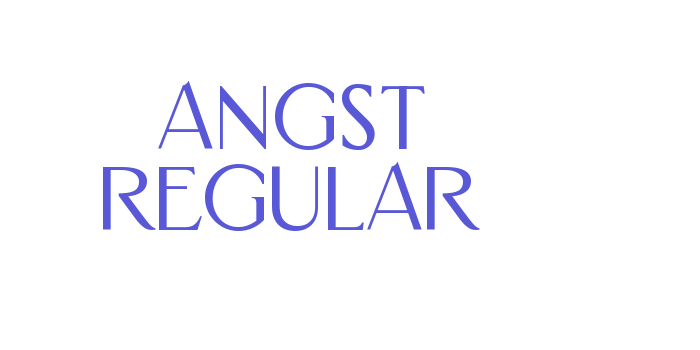 Angst Regular Font Download