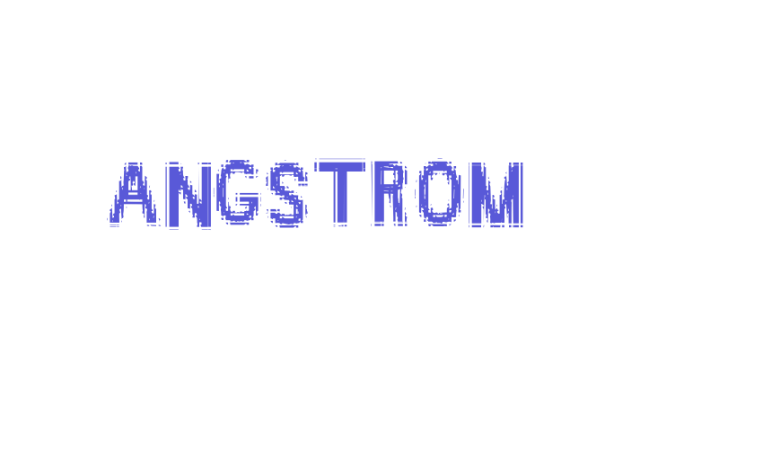 Angstrom Font