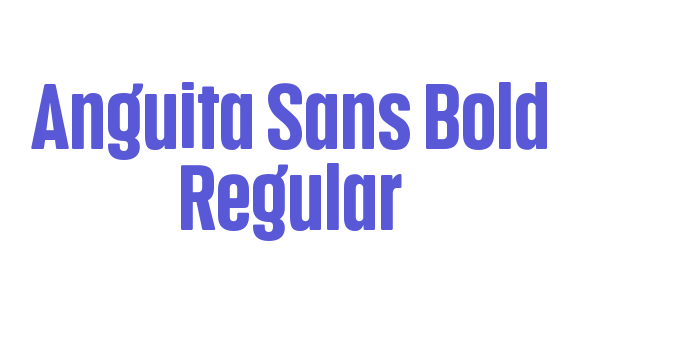 Anguita Sans Bold Regular Font Download