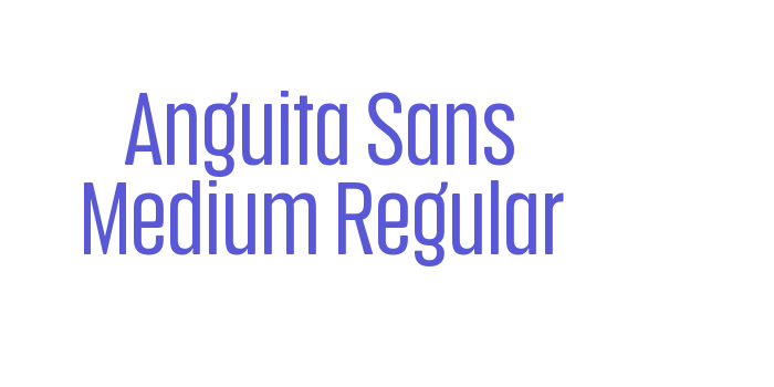 Anguita Sans Medium Regular Font Download