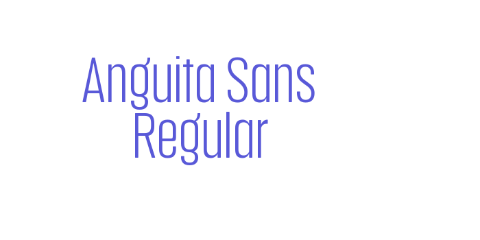 Anguita Sans Regular Font Download