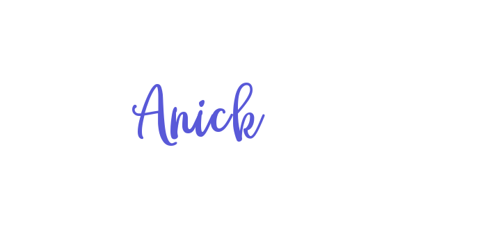 Anick Font Download