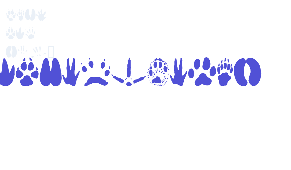 AnimalTracks-font-download