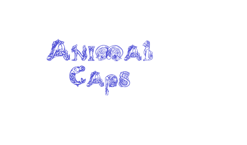 Animal Caps Font