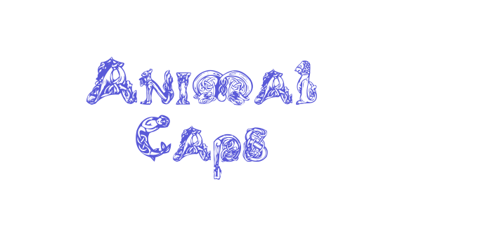 Animal Caps Font Download