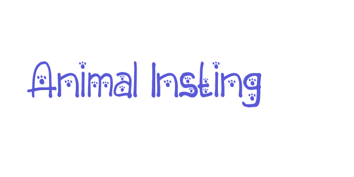 Animal Insting Font