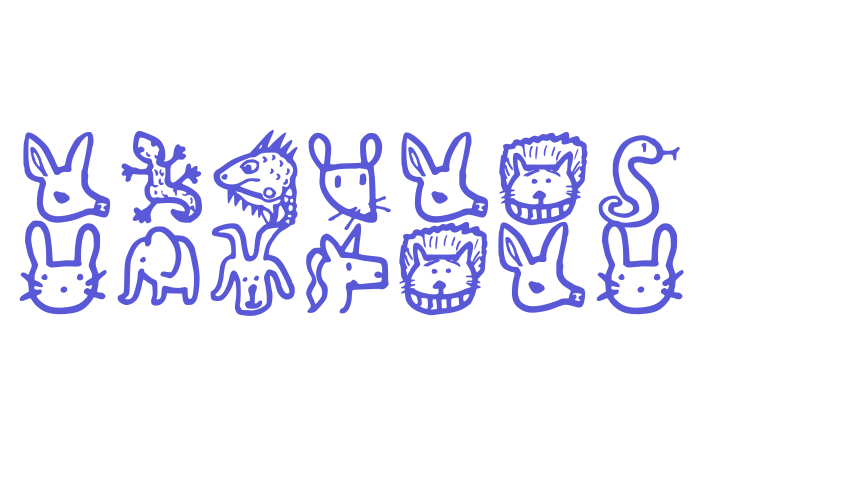 Animals Regular Font Download