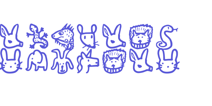 Animals Regular Font Download