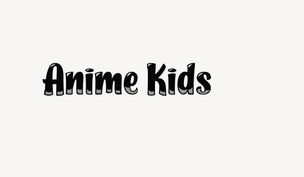 Anime Kids Font