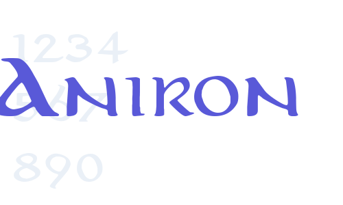 Aniron Font