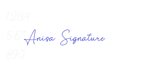 Anisa Signature-font-download