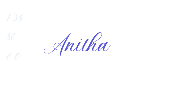 Anitha font free