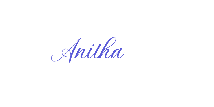 Anitha Font Download