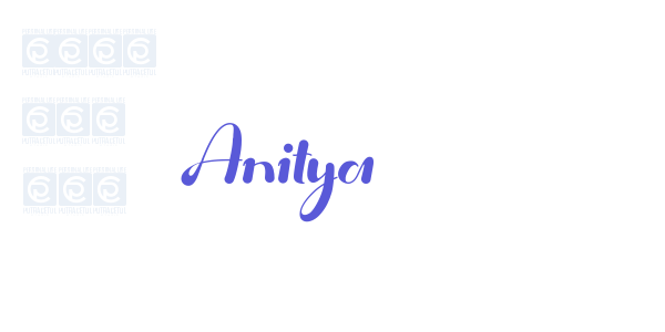 Anitya font