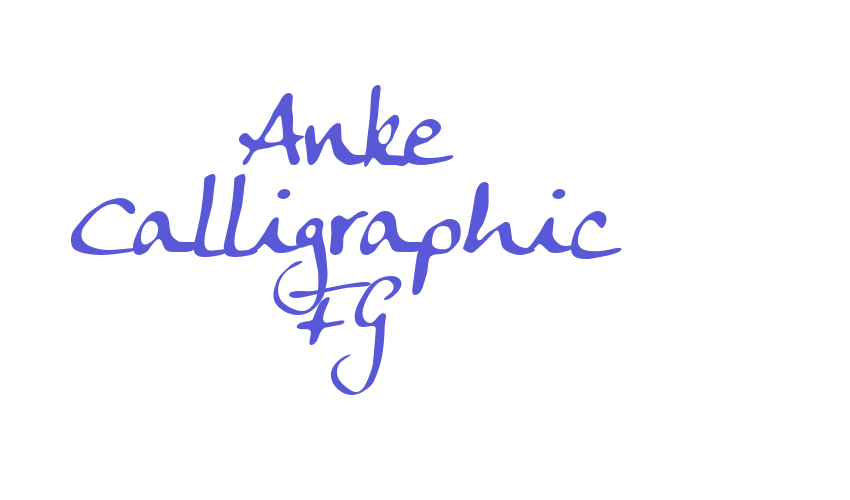 Anke Calligraphic FG Font Download