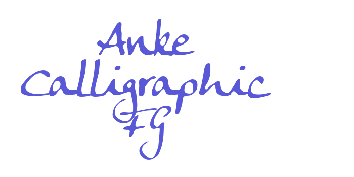 Anke Calligraphic FG Font Download