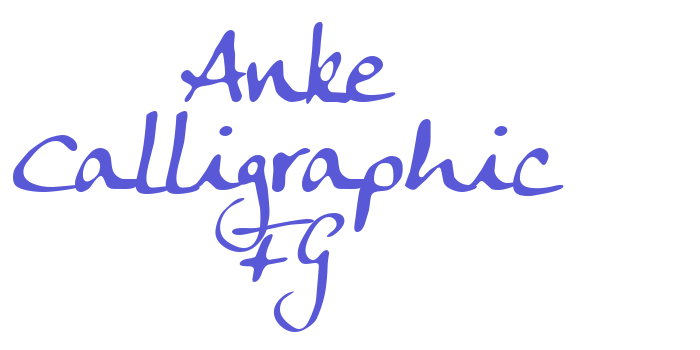 Anke Calligraphic FG Font