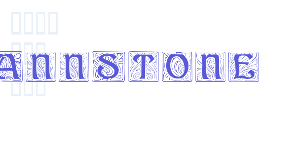 AnnStone font free