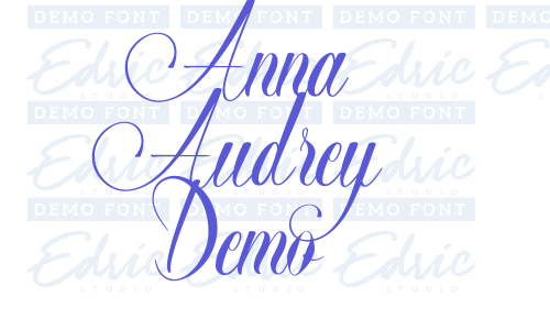 Anna Audrey Demo Font Download