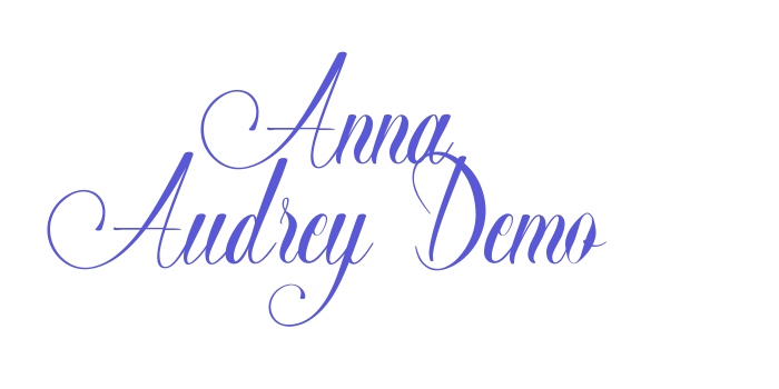 Anna Audrey Demo Font