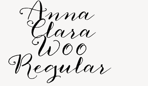 Anna Clara W00 Regular Font