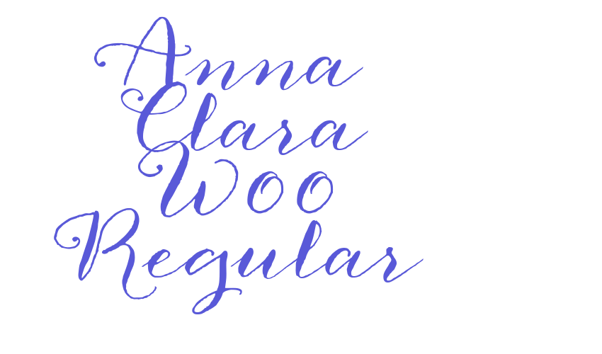 Anna Clara W00 Regular Font Download